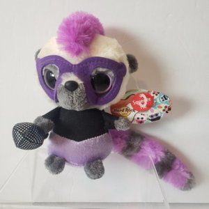 Aurora Plush Lemur Purple Hard Rock Café Stuffed Raccoon NWT